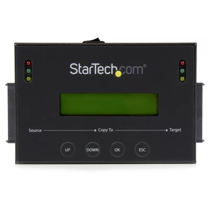 Duplicador de discos rígidos autónomo 1:1 StarTech.com com gestor de imagens de disco para backup e recuperação, armazenar várias imagens de disco numa unidade SATA de 2,5/3,5 polegadas, clonador HDD/SSD, não requer PC