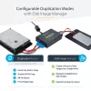 Duplicador de discos rígidos autónomo 1:1 StarTech.com com gestor de imagens de disco para backup e recuperação, armazenar várias imagens de disco numa unidade SATA de 2,5/3,5 polegadas, clonador HDD/SSD, não requer PC