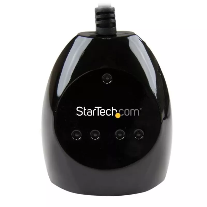 Cabo USB 2.0 ativo StarTech.com de 15 m com hub de 4 portas, USB 2.0, 480 Mbit/s, preto, 15 m, 110 – 240 V, 5 V