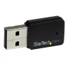 Adaptador de rede Wireless-AC Mini Dual-Band AC600 USB 2.0 StarTech.com - Adaptador Wi-Fi 1T1R 802.11ac
