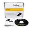 Adaptador de rede Wireless-AC Mini Dual-Band AC600 USB 2.0 StarTech.com - Adaptador Wi-Fi 1T1R 802.11ac