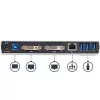 Docking station USB 3.0 para monitor duplo StarTech.com com DVI e suporte vertical