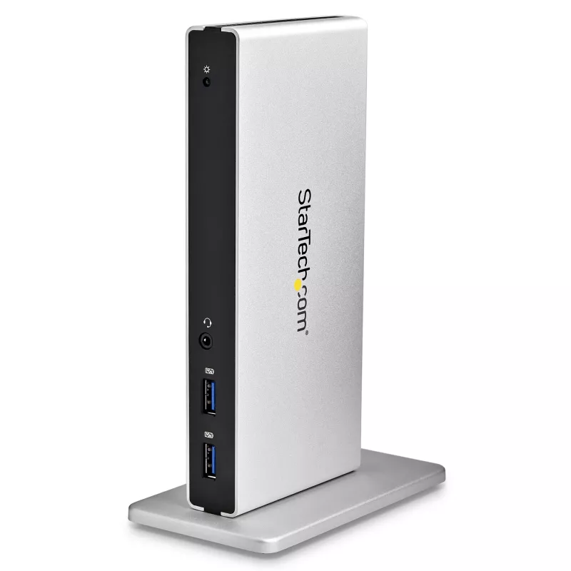 Docking station USB 3.0 para monitor duplo StarTech.com com DVI e suporte vertical
