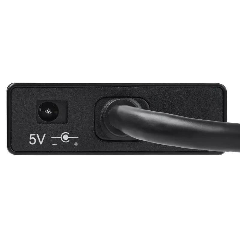 Hub USB 3.0 portátil de 3 portas StarTech.com com Gigabit Ethernet - Alumínio com cabo integrado~Hub USB 3.0 portátil de 3 portas com Gigabit Ethernet - 5 Gbit/s - Alumínio com cabo integrado