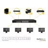 Comutador de matriz HDMI 4x4 StarTech.com com multivisor de imagem em imagem ou parede de vídeo
