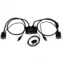 Comutador KVM de cabo USB VGA de 2 portas StarTech.com – alimentado por USB com comutador remoto