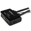 Comutador KVM de cabo USB VGA de 2 portas StarTech.com – alimentado por USB com comutador remoto