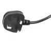 Cabo de alimentação para portátil UK StarTech.com de 3ft (1m), BS 1363 para C7, 2,5A 250V, 18AWG, preto, cabo de substituição para portátil UK, cabo de alimentação para impressora, cabo de carregamento AC para portátil, cabo de alimentação para portátil