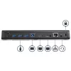 Docking station USB 3.0 para monitor duplo StarTech.com com HDMI e DisplayPort 4K – USB 3.0 para 4x USB-A, Ethernet, HDMI e DP – Docking station universal USB Type-A para portátil Mac e Windows