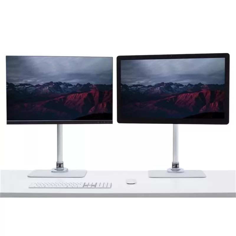 Suporte para monitor único StarTech.com - Ajustável - Aço - Prateado