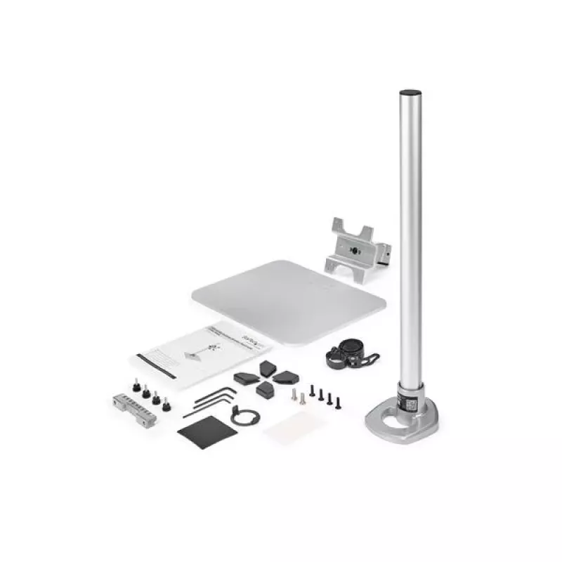 Suporte para monitor único StarTech.com - Ajustável - Aço - Prateado