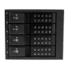 Backplane móvel de rack hot-swap trayless de alumínio de 4 baías StarTech.com para SAS II/SATA III de 3,5
