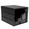 Backplane móvel de rack hot-swap trayless de alumínio de 4 baías StarTech.com para SAS II/SATA III de 3,5