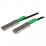 Cabo Twinax Direct-Attach QSFP+ compatível com MSA StarTech.com – 2 m (6,6 ft)~Compatível com MSA Uncoded 2m 40G QSFP+ para QSFP+ Cabo Breakout Direct Attach Twinax – 40 GbE QSFP+ DAC de cobre 40 Gbps módulo transceptor passivo de baixo consumo DAC