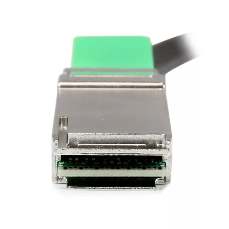 Cabo Twinax Direct-Attach QSFP+ compatível com MSA StarTech.com – 2 m (6,6 ft)~Compatível com MSA Uncoded 2m 40G QSFP+ para QSFP+ Cabo Breakout Direct Attach Twinax – 40 GbE QSFP+ DAC de cobre 40 Gbps módulo transceptor passivo de baixo consumo DAC