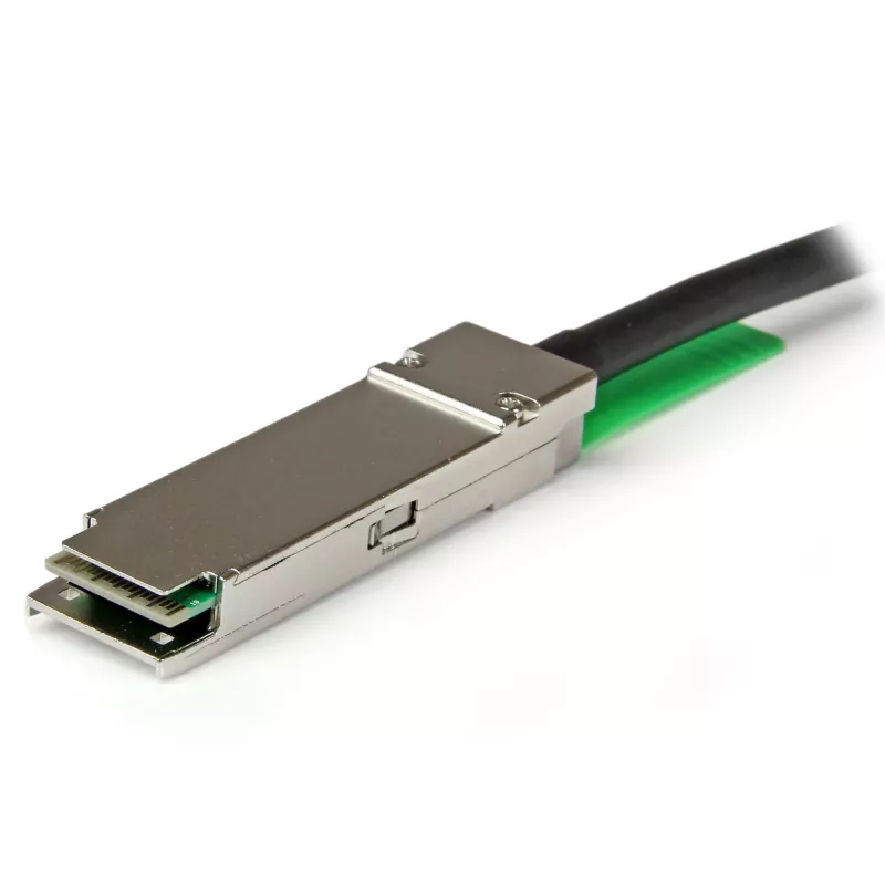 Cabo Twinax Direct-Attach QSFP+ compatível com MSA StarTech.com – 2 m (6,6 ft)~Compatível com MSA Uncoded 2m 40G QSFP+ para QSFP+ Cabo Breakout Direct Attach Twinax – 40 GbE QSFP+ DAC de cobre 40 Gbps módulo transceptor passivo de baixo consumo DAC