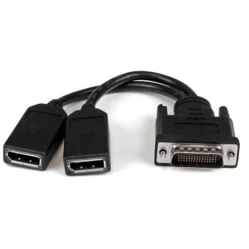Cabo adaptador DMS-59 para DisplayPort duplo StarTech.com de 20 cm - Vídeo 4K x 2K