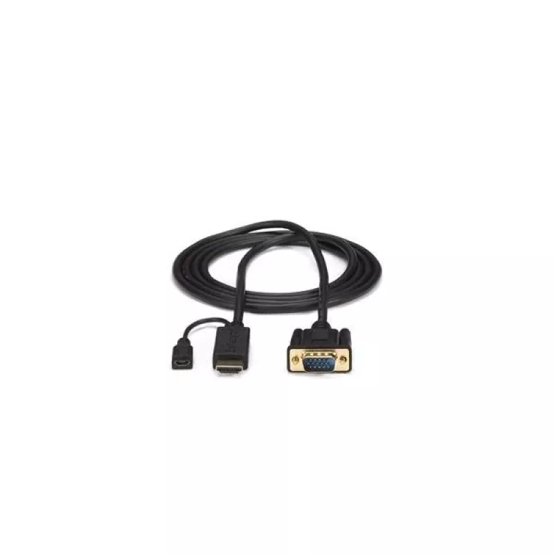 Cabo conversor ativo HDMI para VGA StarTech.com de 0,9 m - Adaptador HDMI para VGA - 1920x1200 ou 1080p