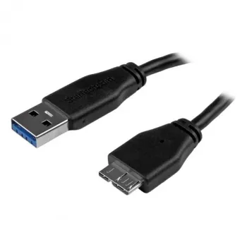 Cabo Micro USB 3.0 fino StarTech.com - M/M - 3m (10ft), 3 m, USB A, Micro-USB B, USB 3.2 Gen 1 (3.1 Gen 1), macho/macho, preto