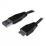Cabo Micro USB 3.0 fino StarTech.com - M/M - 3m (10ft), 3 m, USB A, Micro-USB B, USB 3.2 Gen 1 (3.1 Gen 1), macho/macho, preto