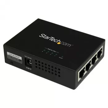 Midspan Gigabit de 4 portas StarTech.com – Injetor PoE+ – 802.3at/af