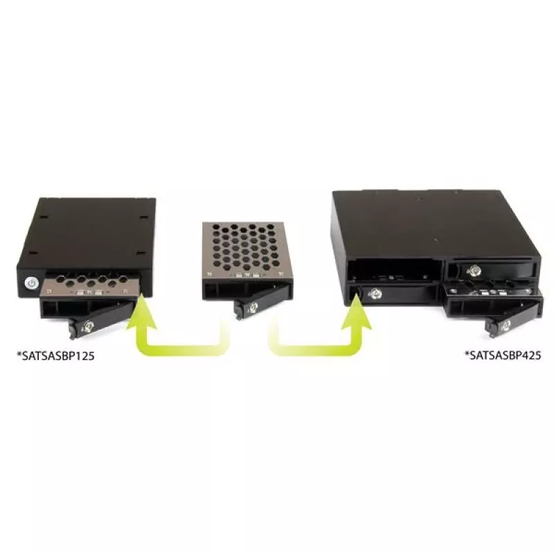 StarTech.com backplane para gaveta de 4 baías para unidades SATA/SAS de 2,5