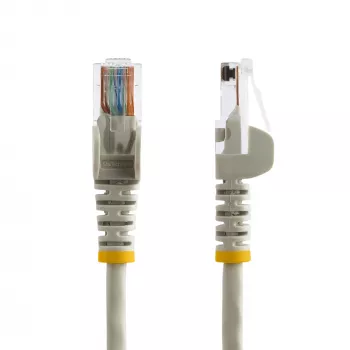 Cabo patch Cat5e StarTech.com com fichas RJ45 sem patilha – 1 m, cinzento