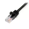 Cabo patch Cat5e StarTech.com com fichas RJ45 sem proteção da patilha – 1 m, preto