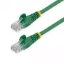 Cabo patch Cat5e StarTech.com com fichas RJ45 sem proteção da patilha – 1 m, verde