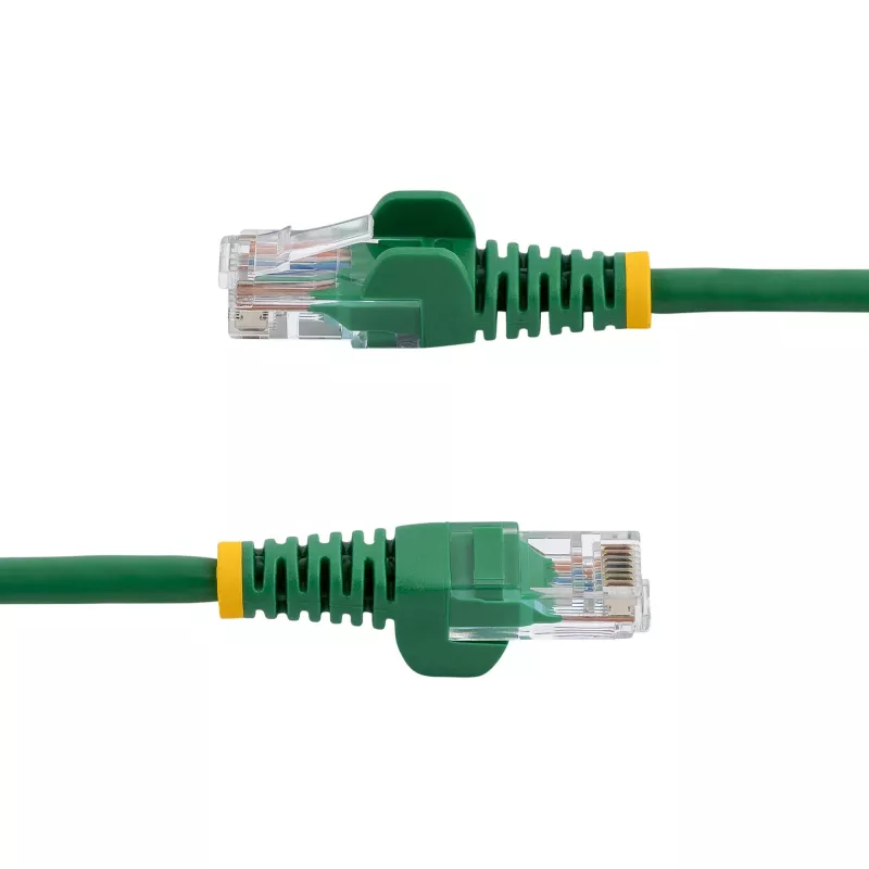 Cabo patch Cat5e StarTech.com com fichas RJ45 sem proteção da patilha – 1 m, verde