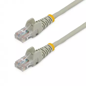 Cabo patch Cat5e StarTech.com com fichas RJ45 sem patilha – 3 m, cinzento