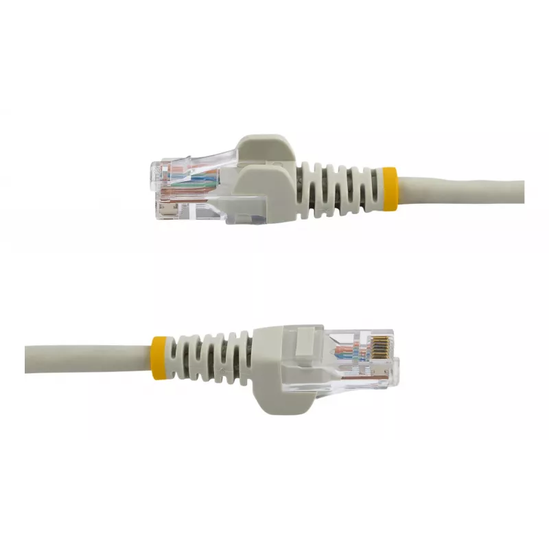 Cabo patch Cat5e StarTech.com com fichas RJ45 sem patilha – 3 m, cinzento