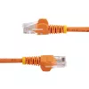 Cabo patch Cat5e StarTech.com com fichas RJ45 sem proteção da patilha – 3 m, laranja