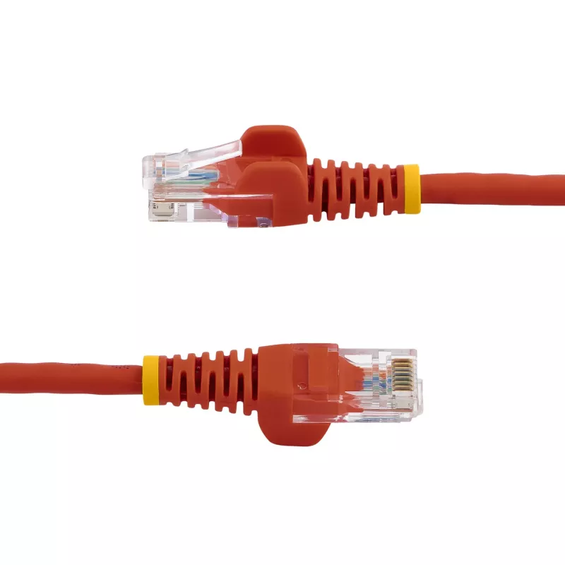 Cabo patch Cat5e StarTech.com com fichas RJ45 snagless – 3 m, vermelho