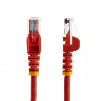 Cabo patch Cat5e StarTech.com com fichas RJ45 snagless – 2 m, vermelho