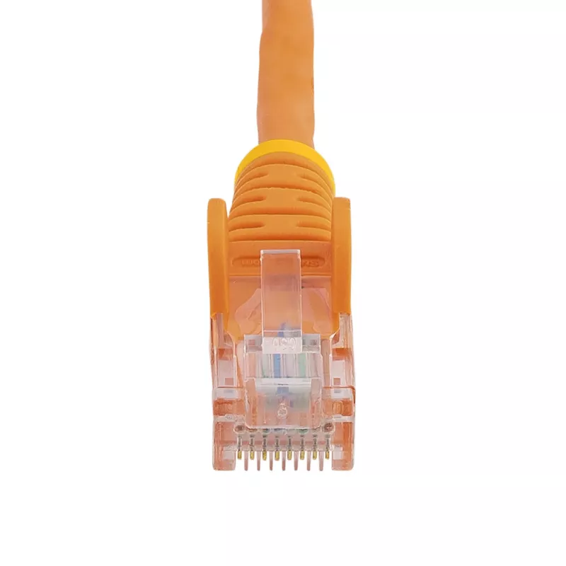 Cabo patch Cat5e StarTech.com com fichas RJ45 sem proteção da patilha – 1 m, laranja