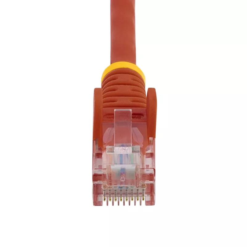 Cabo patch Cat5e StarTech.com com fichas RJ45 sem proteção da patilha – 1 m, vermelho