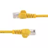 Cabo patch Cat5e StarTech.com com fichas RJ45 sem proteção contra dobras – 1 m, amarelo