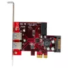Placa PCI Express USB 3.0 de 4 portas StarTech.com – 2 externas e 2 internas – alimentação SATA – suporte UASP – 2 internas (IDC) estilo header de motherboard