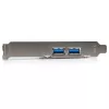 Placa PCI Express USB 3.0 de 4 portas StarTech.com – 2 externas e 2 internas – alimentação SATA – suporte UASP – 2 internas (IDC) estilo header de motherboard
