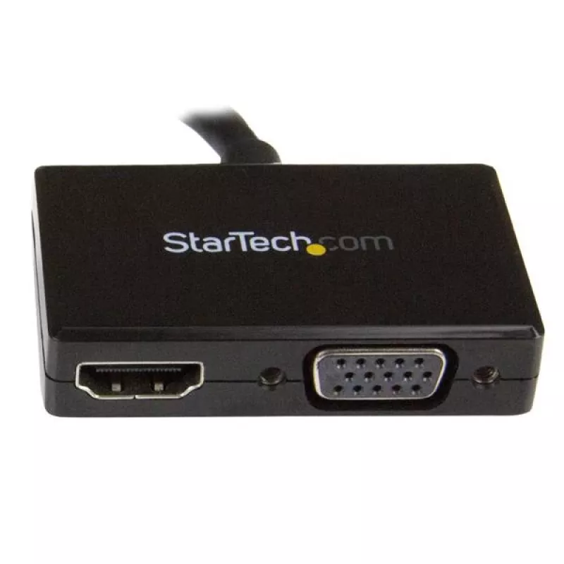 Adaptador A/V de viagem StarTech.com: DisplayPort para HDMI ou VGA 2 em 1