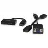 Adaptador A/V de viagem StarTech.com: DisplayPort para HDMI ou VGA 2 em 1