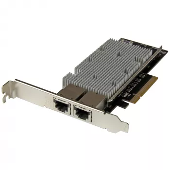 Placa de rede Ethernet 10GBase-T PCI Express de 2 portas StarTech.com – com chipset Intel X540