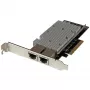 Placa de rede Ethernet 10GBase-T PCI Express de 2 portas StarTech.com – com chipset Intel X540