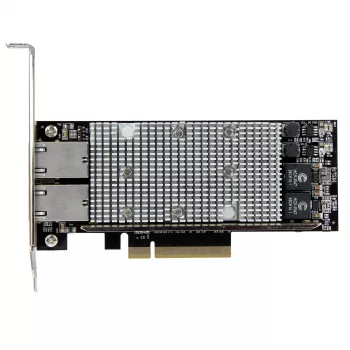 Placa de rede Ethernet 10GBase-T PCI Express de 2 portas StarTech.com – com chipset Intel X540