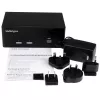 Comutador KVM de 2 portas StarTech.com com VGA duplo – USB 2.0, 1920 x 1200 píxeis, Full HD, 18 W, preto