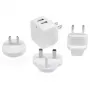 Carregador de parede USB de porta dupla StarTech.com – viagem internacional – 17 W/3,4 A – branco