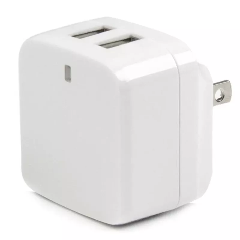 Carregador de parede USB de porta dupla StarTech.com – viagem internacional – 17 W/3,4 A – branco