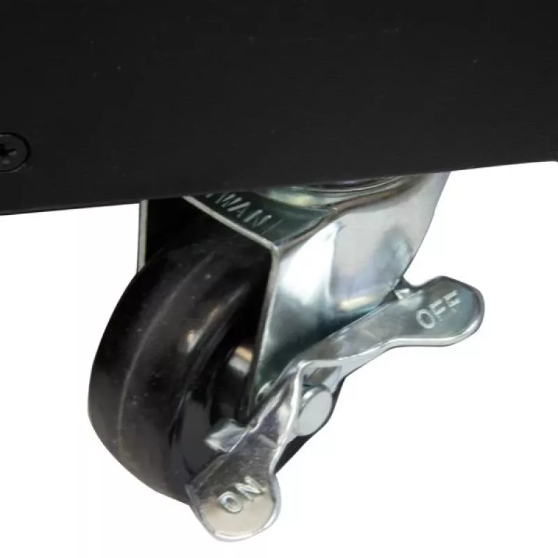 Rack de servidor aberto móvel de 4 postes 9U StarTech.com, rack de rede de quatro postes com rodas, rack de 19 polegadas para espaços reduzidos em casa/escritório, rack de dados pequeno para equipamento de computador/AV/IT – em conformidade TAA