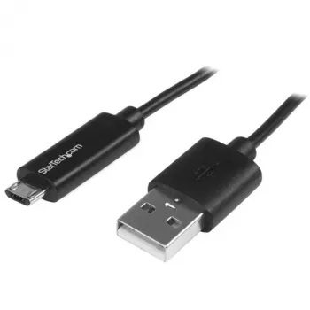 Cabo Micro-USB StarTech.com com indicador LED de carregamento – M/M – 1 m